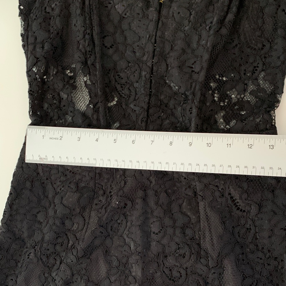 NBD x Naven Allie Black Lace Off Shoulder Mini Dress Size S - Like New Condition - Picture 11 of 12